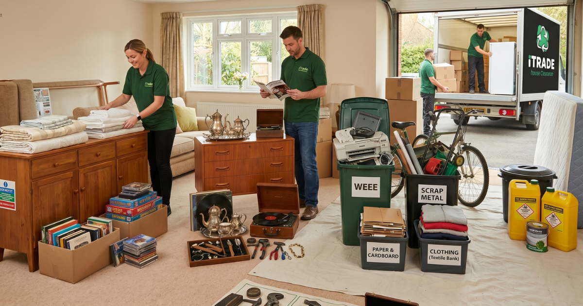 What Can Be Reused, Recycled or Sold During House Clearance?