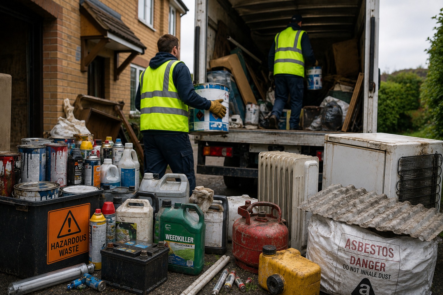 Can House Clearance Companies Remove Hazardous Waste